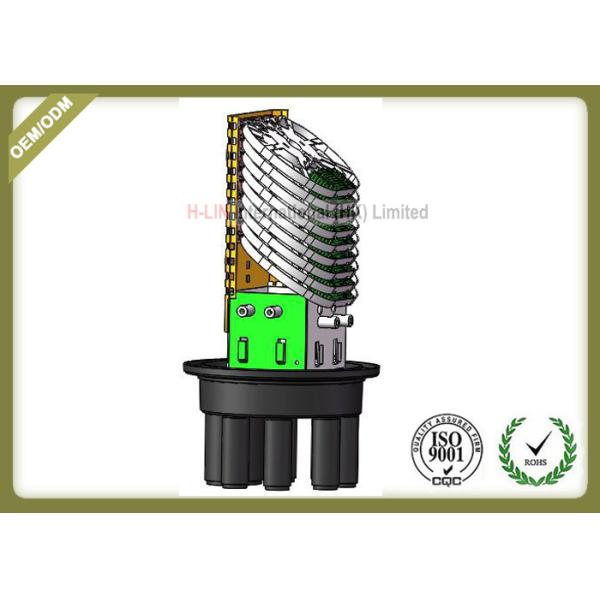 1 * 8 Splitter Fiber Optic Enclosure 144cores 7 Pcs Ports For Aerial - Hanger