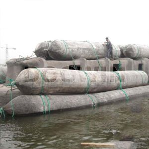 Cylindrical Inflatable Marine Airbags Multi layer Marine Rubber Air Bags