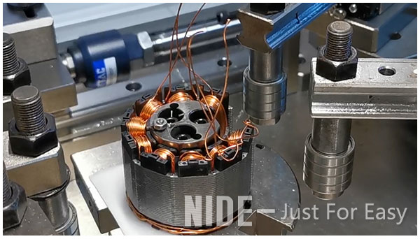 automatic bldc motor linear stator rolling up machine,stator coil roll-up mechanical