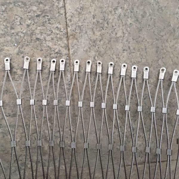 stainless steel wire rope mesh fence netting for balustrade/stairs safety rope mesh