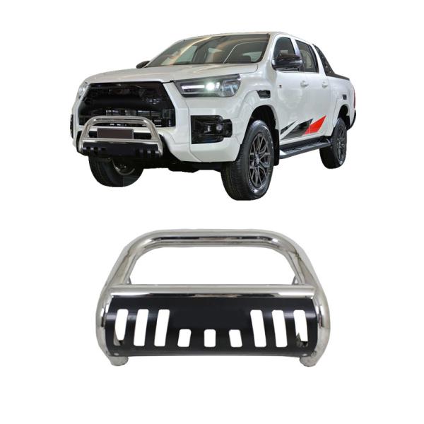 Factory Selling 4x4 Truck Bull Bar Stainless Steel For Front Bumper Toyota Hilux Vigo Nissan Navara Ford Ranger