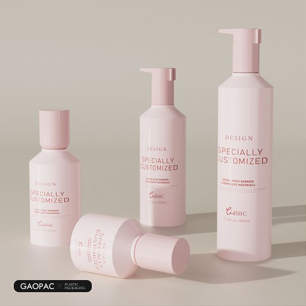 PET Material Shower Gel Bottles and Plastic Shampoo Bottles with Customizable Colors in 100/200/300/400ml Sizes
