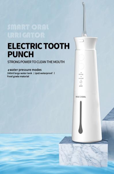 Dentes portáteis sem corda do cuidado oral que limpam a água elétrica dental Flosser de Irrigator