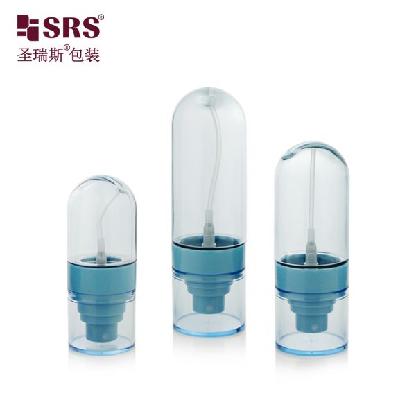 PETG02 30ml 50ml 60ml 80ml 100ml Empty Custom Semi-transparent Colored Blue PETG Spray Pump Bottle For Skincare Toner