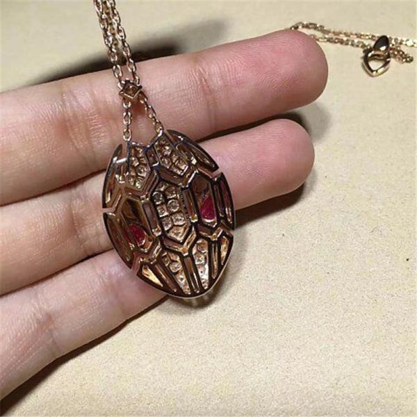 Bi Serpenti series Snakeheads Necklace 18k gold white gold yellow gold rose gold  diamond  necklace