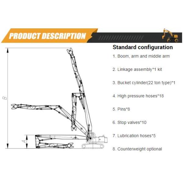 Множественное заграждение 29-30m подрыванием гарантий для CAT350 XE600 R966 Etc