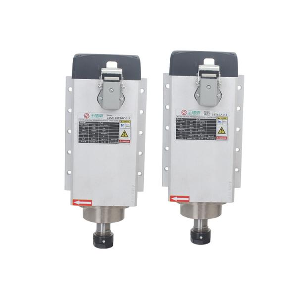 8.0KG CNC Router Fuso 105*102 3.5kw 300hz 18000rpm Motor de fuso arrefecido a ar