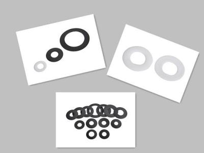 MoS2 encheu a gaxeta do anel de PTFE produzida pela máquina do CNC com as 13 horas que aglomeram