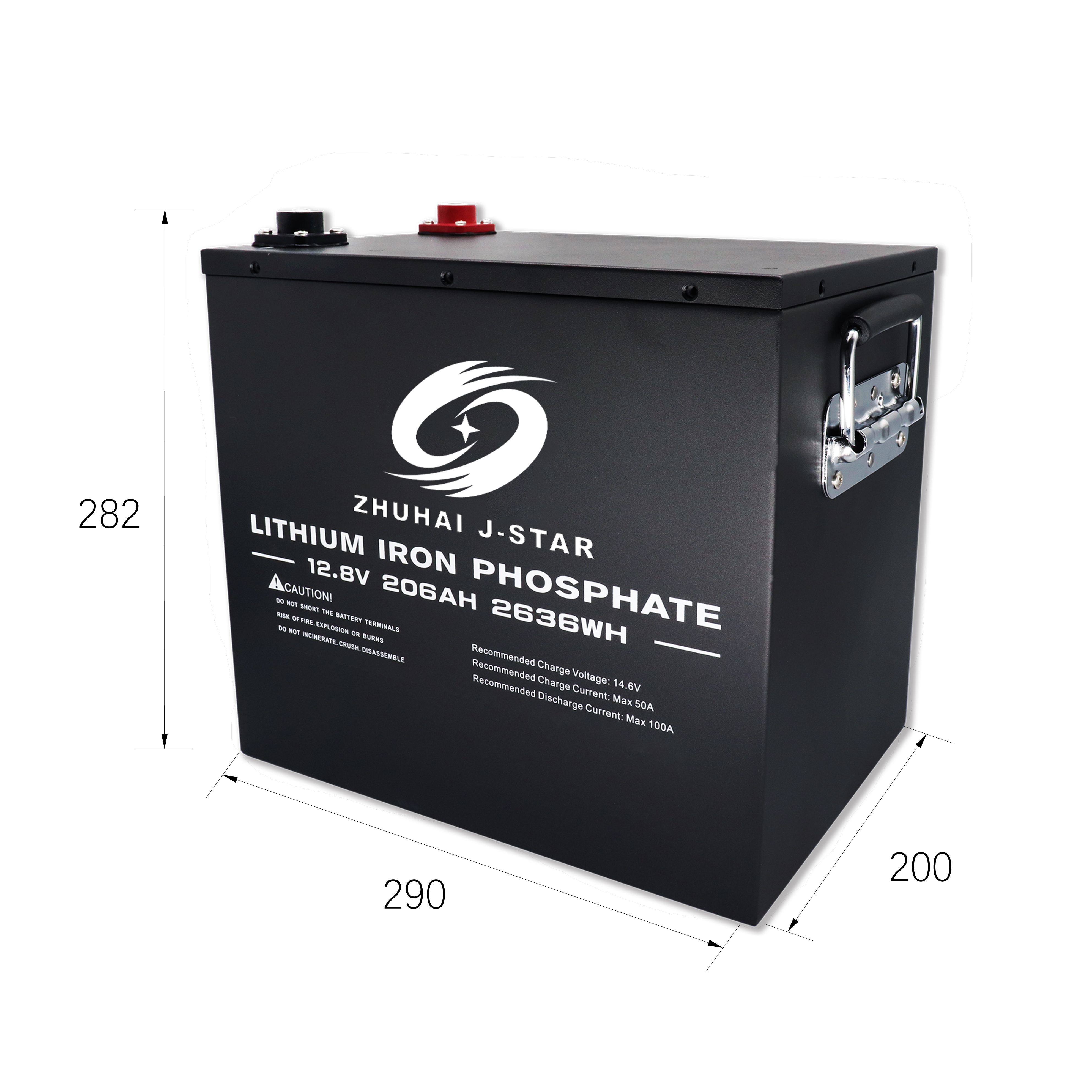 блок батарей фосфорнокислого железа лития 12V 206Ah LiFePO4