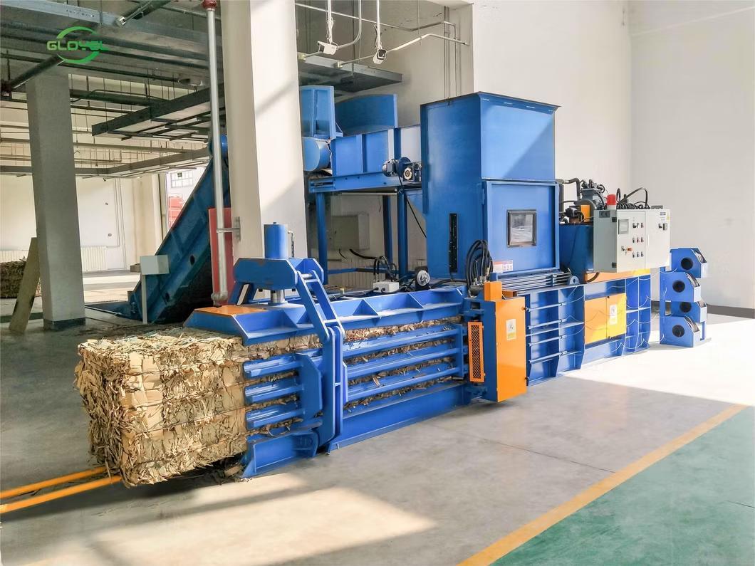 Industrial Hydraulic Scrap Baler With 200T Pressure Water Cooling System And PLC Control