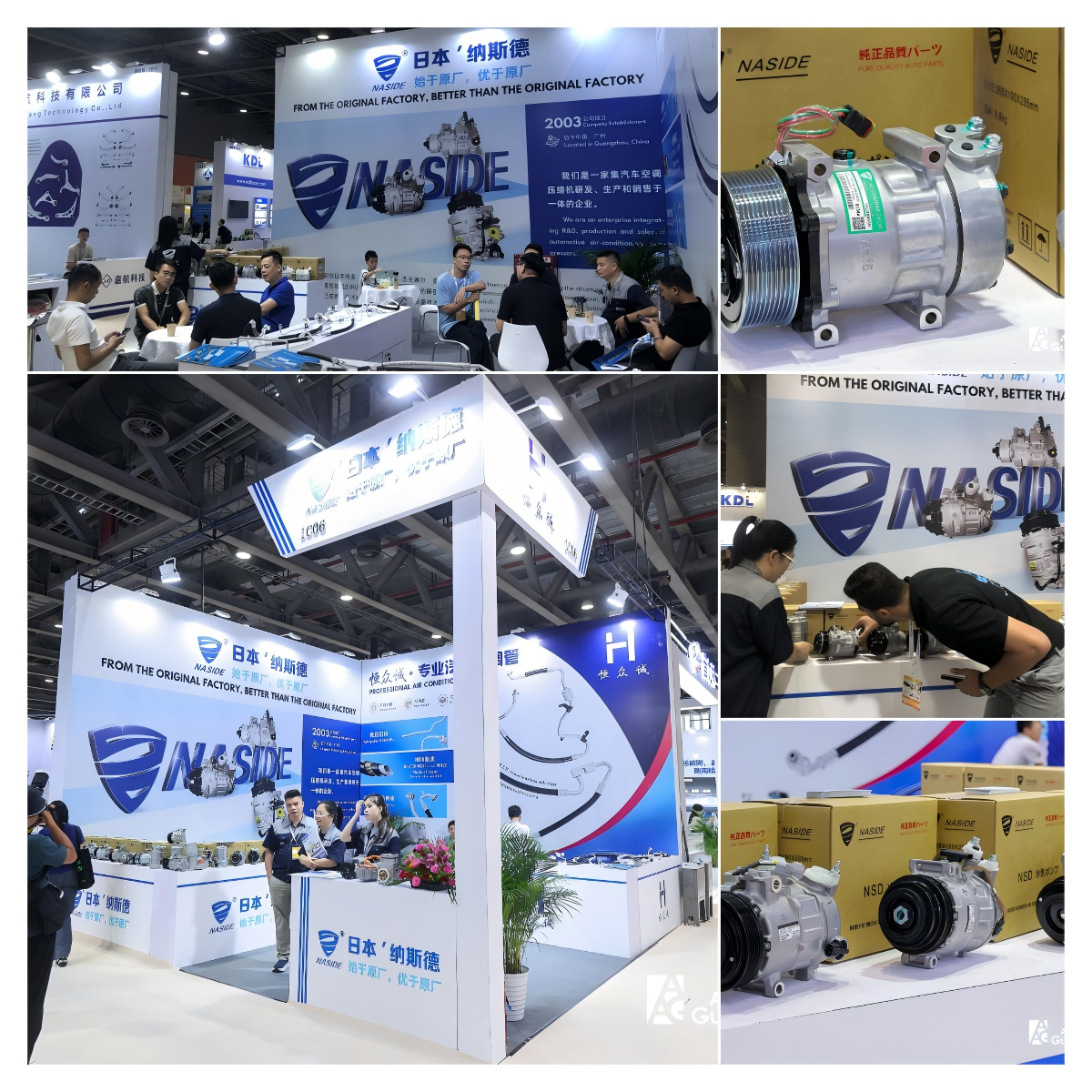 Auto Ac Conditioning Compressor For Volkswagen Magotan Denso version OEM 1K0820859S Compressor assembly