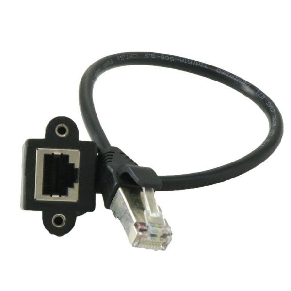 Мужчина RJ45 удлинительного кабеля 0.3m локальных сетей FTP CAT6 CAT5E 0.6m к женскому кабелю Lan