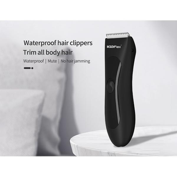 Waterproof Groin 240 Volt Hair Clippers , Lithium Battery Mens Body Groomers