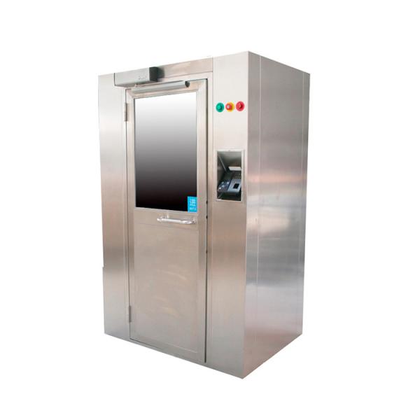 Air Shower Room Double Person Single Person Cleanroom Air Shower 99.99% Efficiency Automatic Sliding Door Air Shower