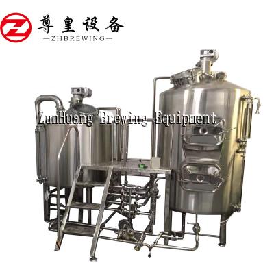 Capacidade 300L de alta velocidade do equipamento da cerveja do ofício SUS304 com permutador de calor da placa