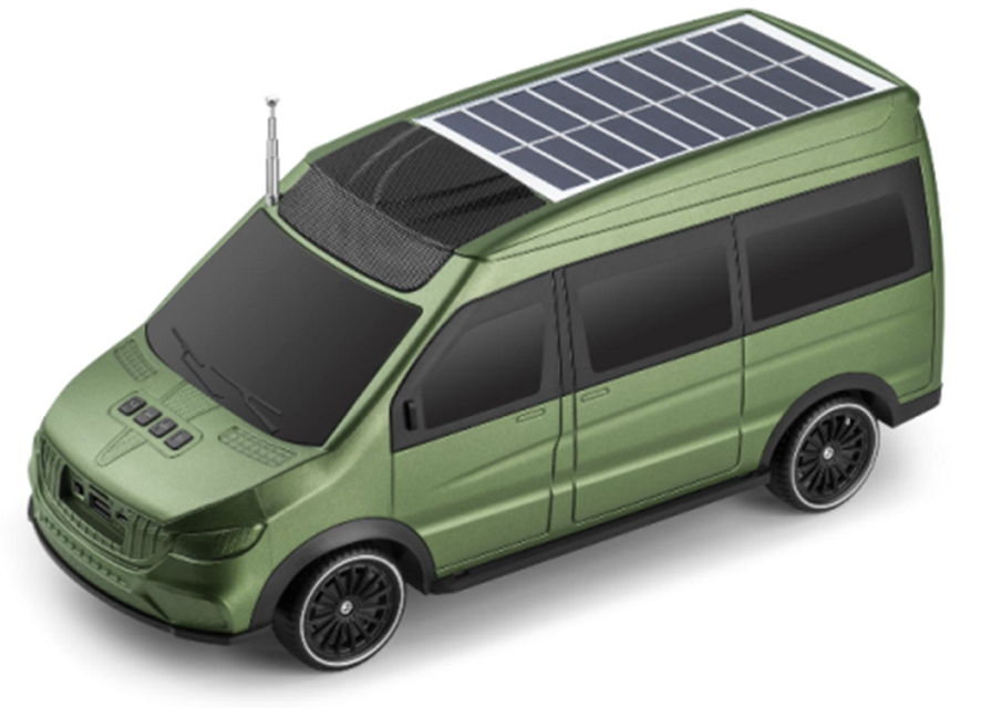 20W Solar Bluetooth Speaker, JL 5.3, 1200mAh, Glass Panel, 4 Colors,for camping, beach trips, and off-grid adventures