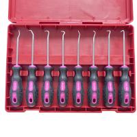 8 pièces SCRAPER HOOK AND PICK SET Oil Seal Puller ou Hook Hook Seal Outil de réparation tournevis