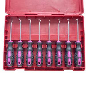 8 Pcs SCRAPER HOOK E PICK SET Oil Seal Puller ou Hook Hook Seal Ferramenta de