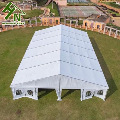 das barracas exteriores do evento de 20x30m 500 pessoas brancas impermeáveis fora do dossel