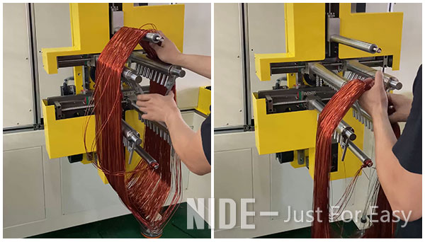 Big Wire Electric Motor 1.6mm Stator Coil Winding Machine