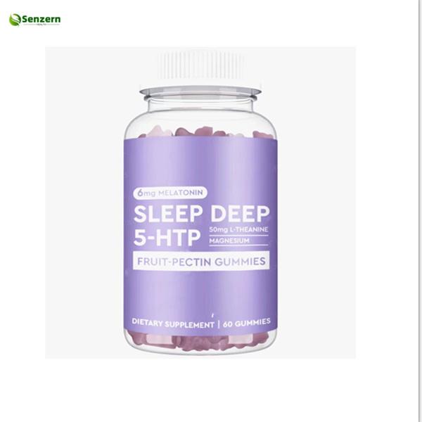 60 Capsules Melatonin Gummy Regulate Body Clock Sleep Gummies