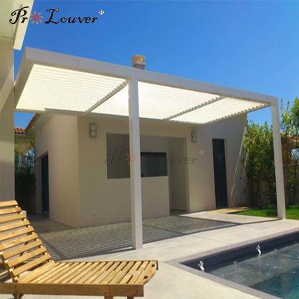 Waterproof Louver, Motorised Aluminum Roof Louver, Pergola Roof