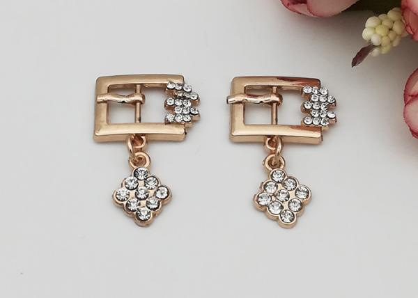 Gold Plating Metal Shoe Buckles Clasp Buckle For Fashion Shoe Accessories