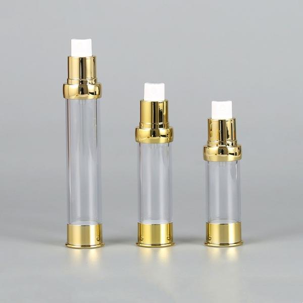 15ml 20ml 30ml Plastic Airless Pump Bottle Transparent Lotion Sprayer Bottle