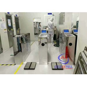 35 Person / Min Flap Barrier Gate Retractable Arm Drop Rfid Control Plus Esd