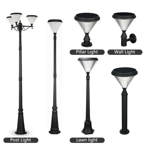 IP65 Waterproof Solar Garden Lights , Outdoor Solar Lamp 3500K Warm White