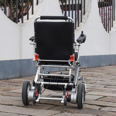 Liga de alumínio sem escova da cadeira de rodas dobrável de pouco peso elétrica