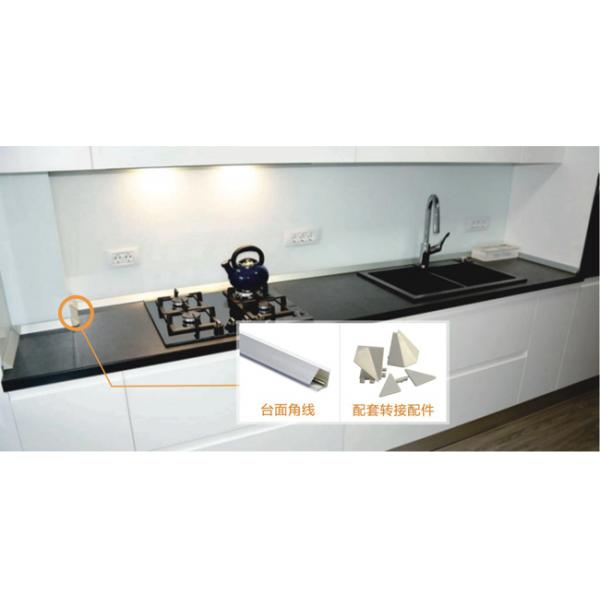 Плинтуса Countertop кухни OEM дружелюбное водоустойчивого алюминиевого экологическое