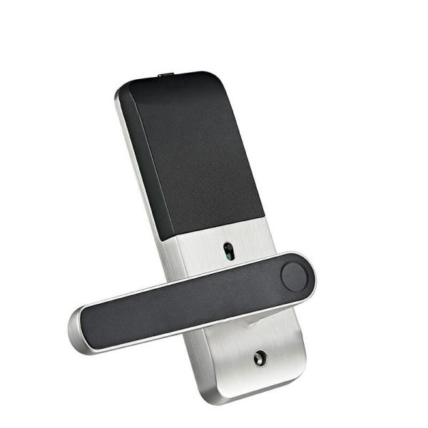 Biometric Deadbolt Smart Fingerprint Door Lock Wooden For Office Homestay Apartment