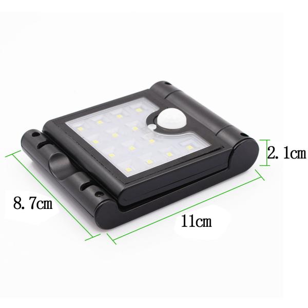 Motion Sensor Garden Light 150LM PC ABS 14LED SMD2835 Long Working Time