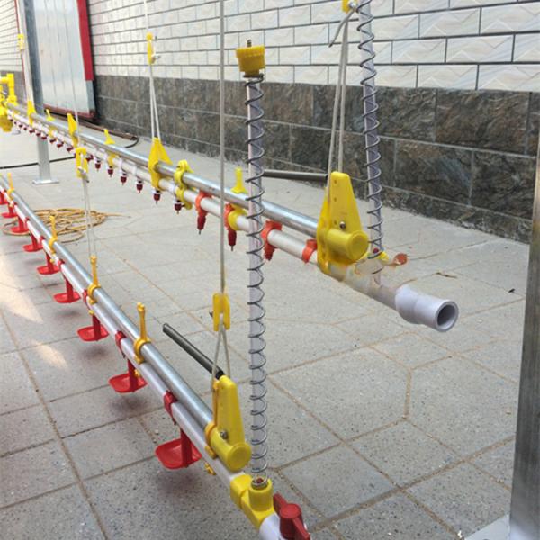 Желтый цвет струбцины трубы ПВК поилки 25мм фидера птицы для водоснабжения птицы