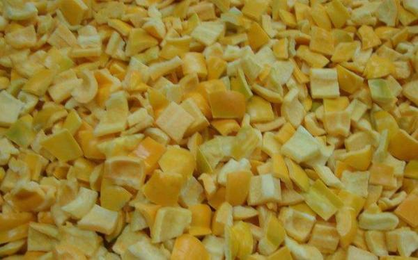 Organic IQF Frozen Yellow Sweet Bell Pepper Strips Sliced Dice Cubes Freezing Healthy Natural Chinese