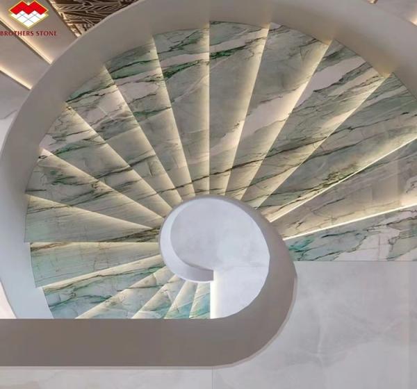 Artificial Stone Stair Material Modern Design Luxury Indoor Non Slip Floor Tiles