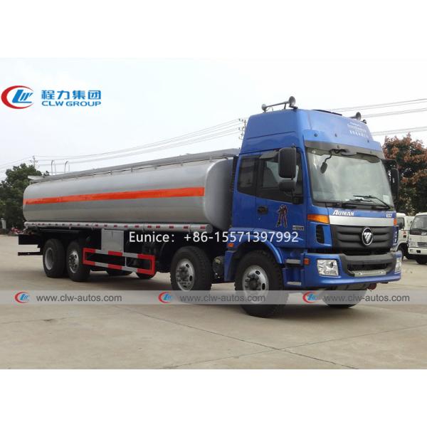 8x4 32m3 22tons Carbon Steel Fuel Transport Truck 12 Wheels Diesel Tanker Trailer