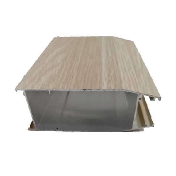 Aluminium Window Profiles, 6000 Series Customized Light Wood Grain Finish Aluminum Profile Extruded for Building