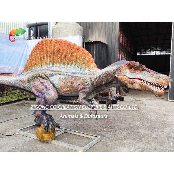 Динозавры Spinosaurus тематического парка в натуральную величину Animatronic для спортивной площадки парка атракционов