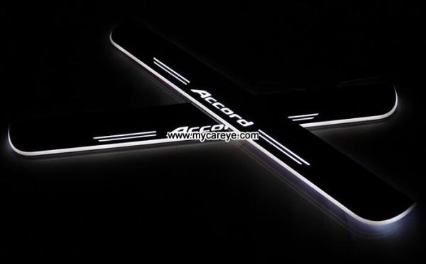 Sell auto accessory LED light car door sill scuff plate for Honda Accord