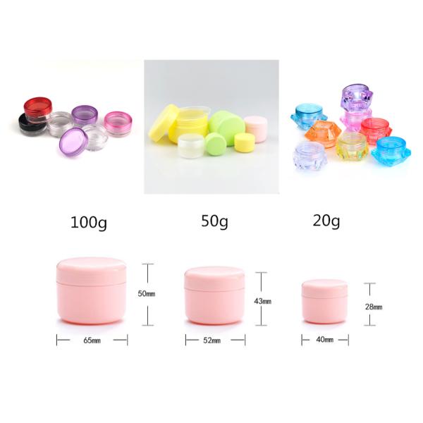 опарникы сливк голубого круга 50g стеклянные косметические с ровной крышкой