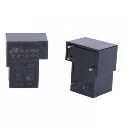 Relé à prova de poeira tipo 12V 50A NB90-12S-S-C para novos equipamentos de energia classe F