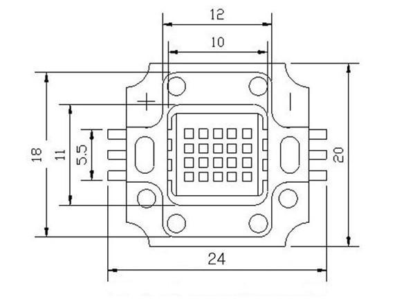 China Factory Epileds 10w 30v 45mil UV High Power Led Diode 390nm 395nm 400nm 410nm 420nm