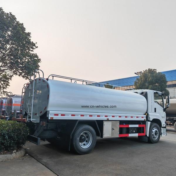 ISUZU Giga 16cbm 16000 Liter Stainless Steel Tanker Truck Potable Water Tanker Truck