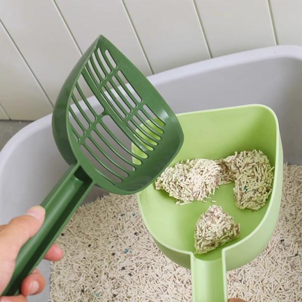 Multi-Functional Big Hole Cat Litter Scoop Durable Plastic Pet Shovel with ODM Designs