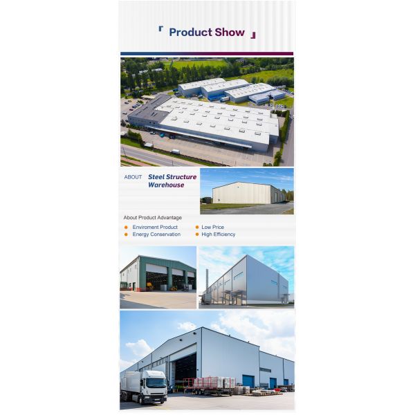 Storage Customization Prefab Steel Frame Warehouse Easy Installation for Small & Medium Businesses Multi-layer Steel Warehouse