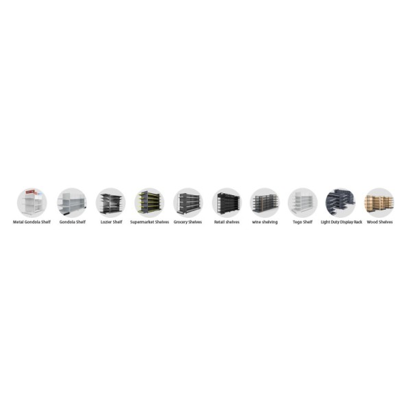Adjustable Heavy Duty Customizable Supermarket Shelf for Retail Display Shelving
