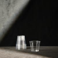 1 oz de copos de plástico PS transparentes Tumbler de plástico para bebidas quentes e frias Certificado pela FDA