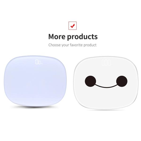 200KG / 440LB Tempered Glass Platform Electronic Bathroom Scale